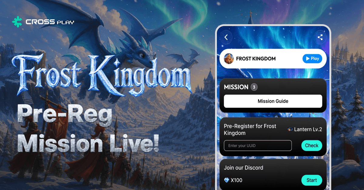 Novas Missões de Pré-Registro do Frost Kingdom Estão Disponíveis