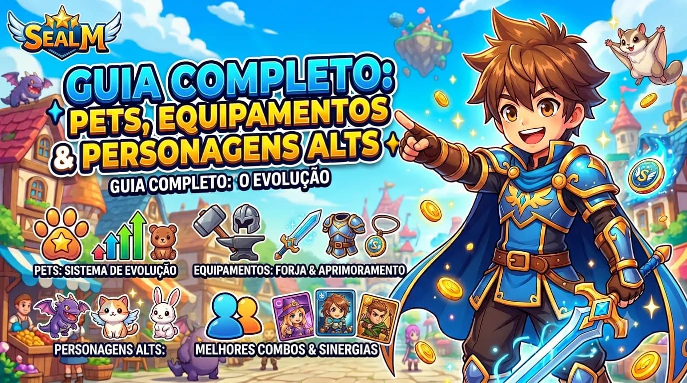 Guia Intermediário de Progressão: Pets, Equipamentos e Alts em Seal M